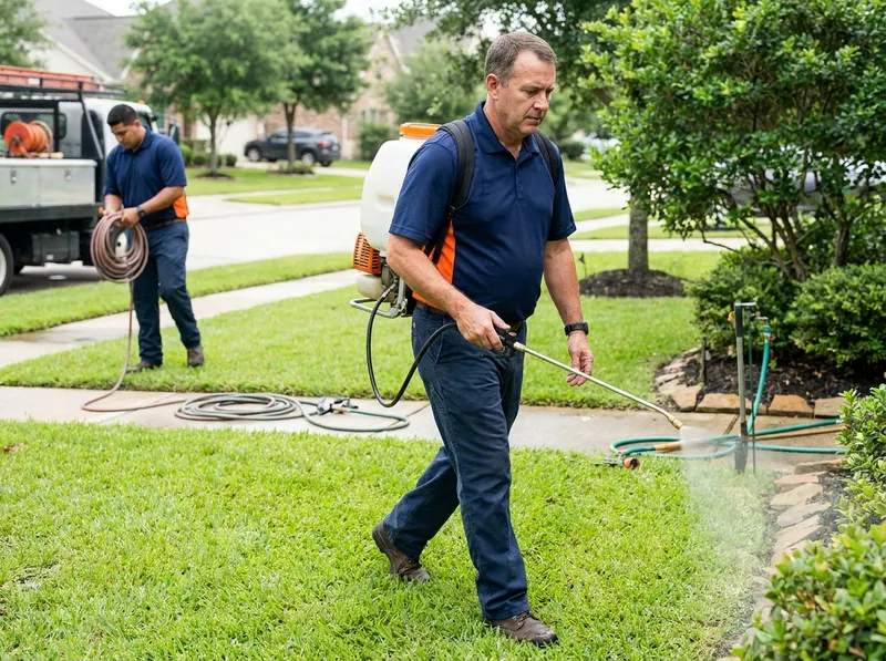 Flea and Tick Yard and Turf Remediation in Houston, TX