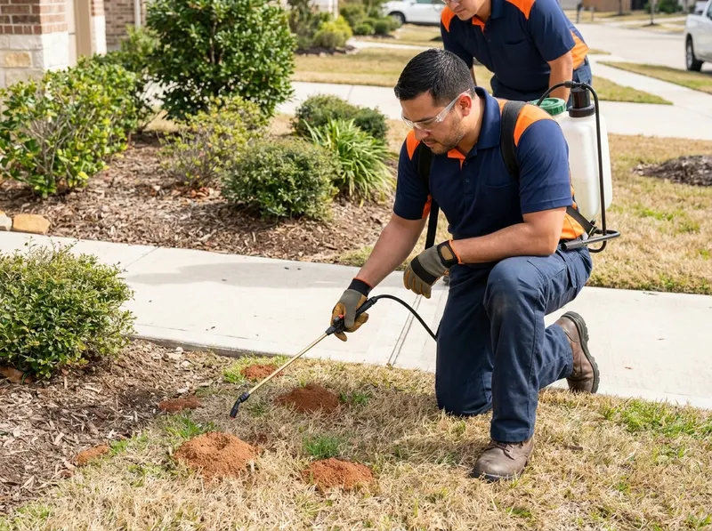 Tawny Crazy Ant and Fire Ant Colony Suppression in Houston, TX